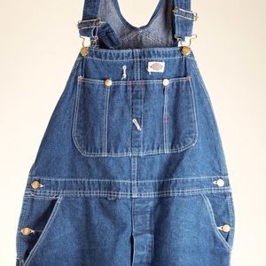 Vintage Dickies Dark Blue Overalls 38x34 USA